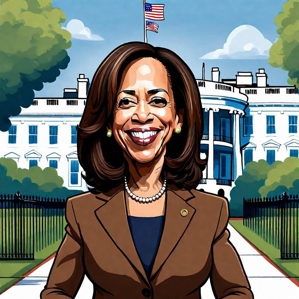 Kamala Harris by AI Disc Jockey | Learn more at AIDiscJockey.com